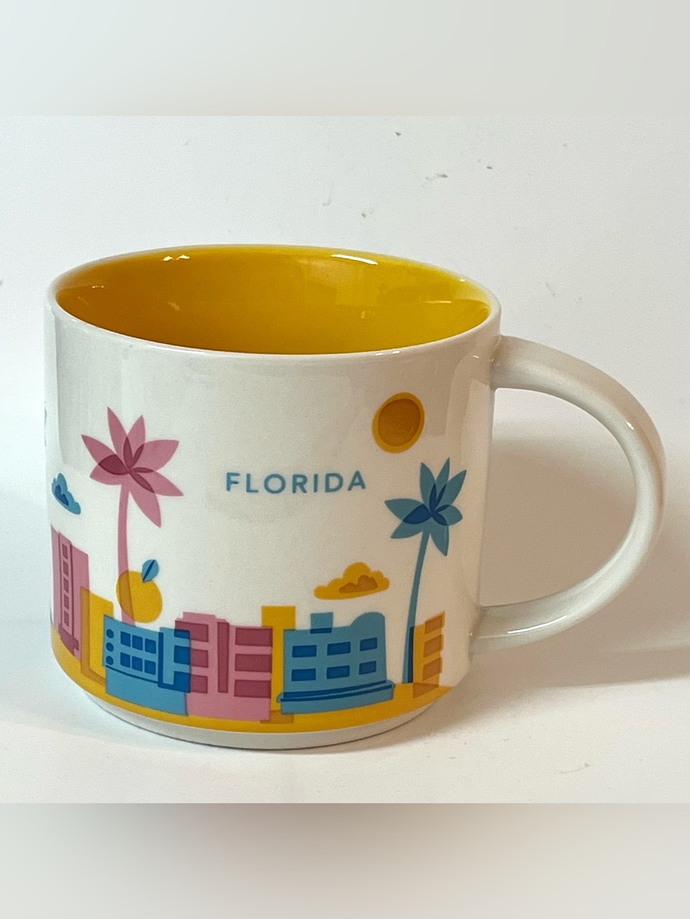 Starbucks 'You Are Here' Collection Florida Collectible Coffee Tea Mug 2014 14oz
